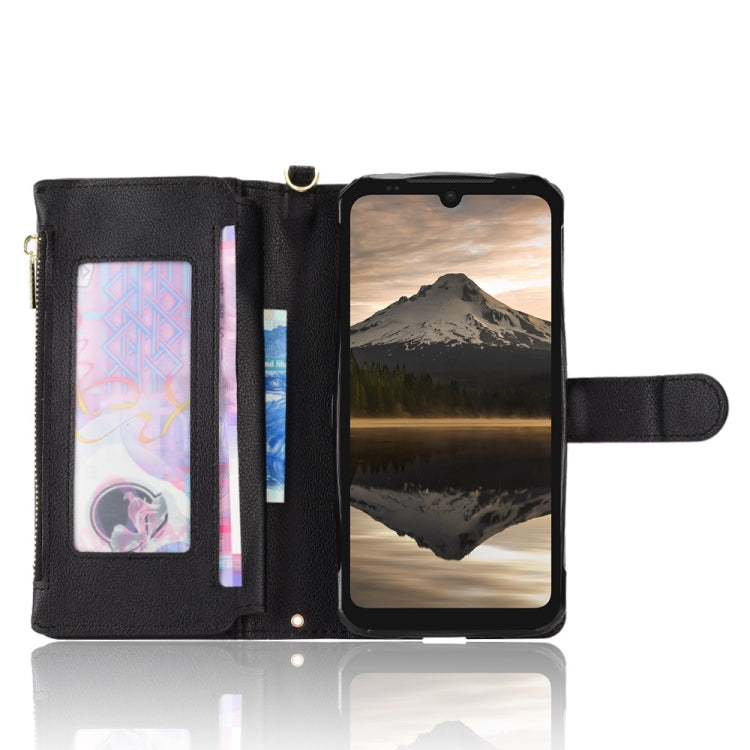 For Doogee S86 / S86 Pro Litchi Texture Zipper Leather Phone Case