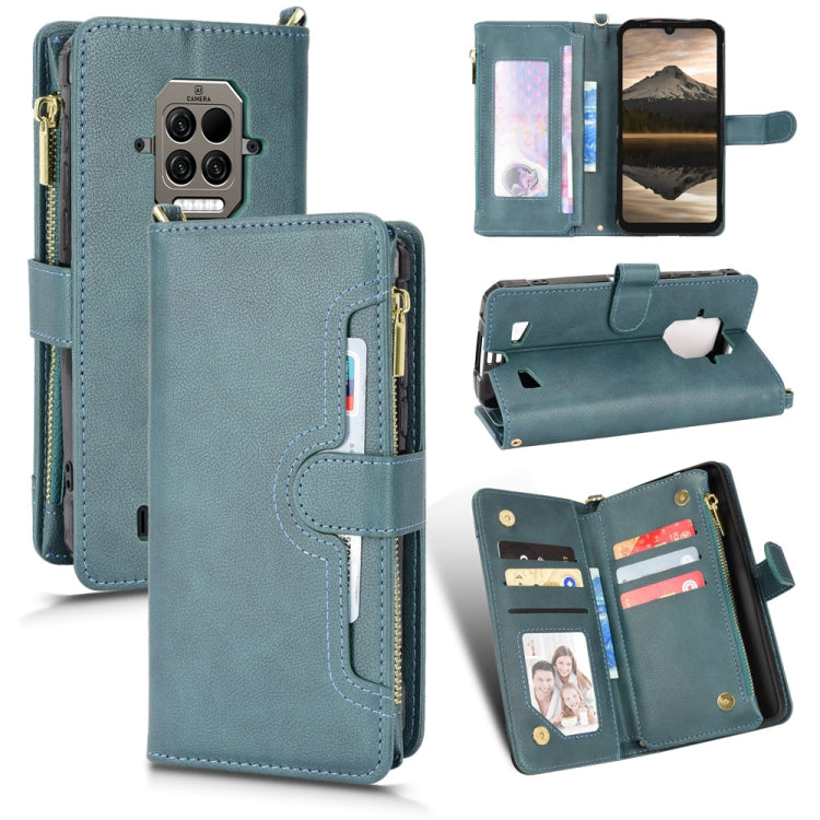For Doogee S86 / S86 Pro Litchi Texture Zipper Leather Phone Case