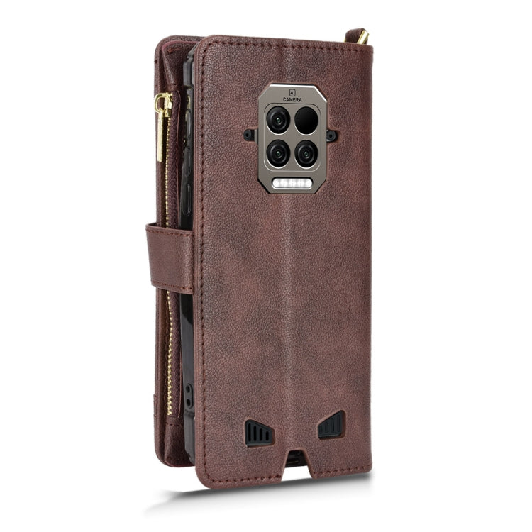 For Doogee S86 / S86 Pro Litchi Texture Zipper Leather Phone Case