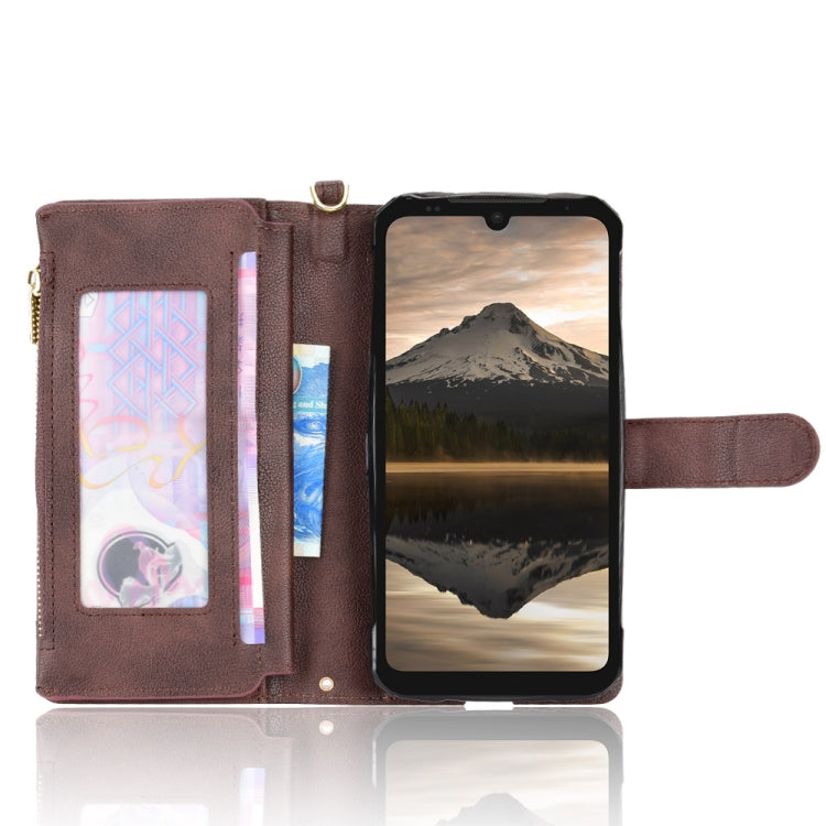 For Doogee S86 / S86 Pro Litchi Texture Zipper Leather Phone Case