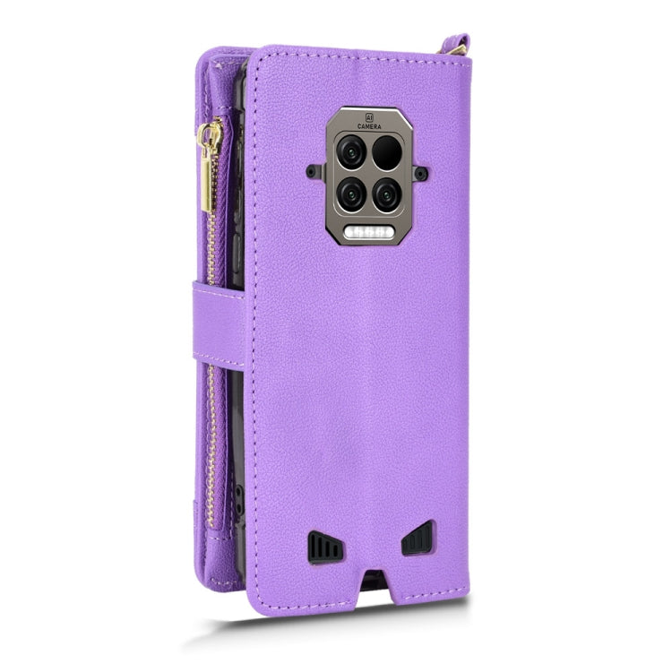 For Doogee S86 / S86 Pro Litchi Texture Zipper Leather Phone Case