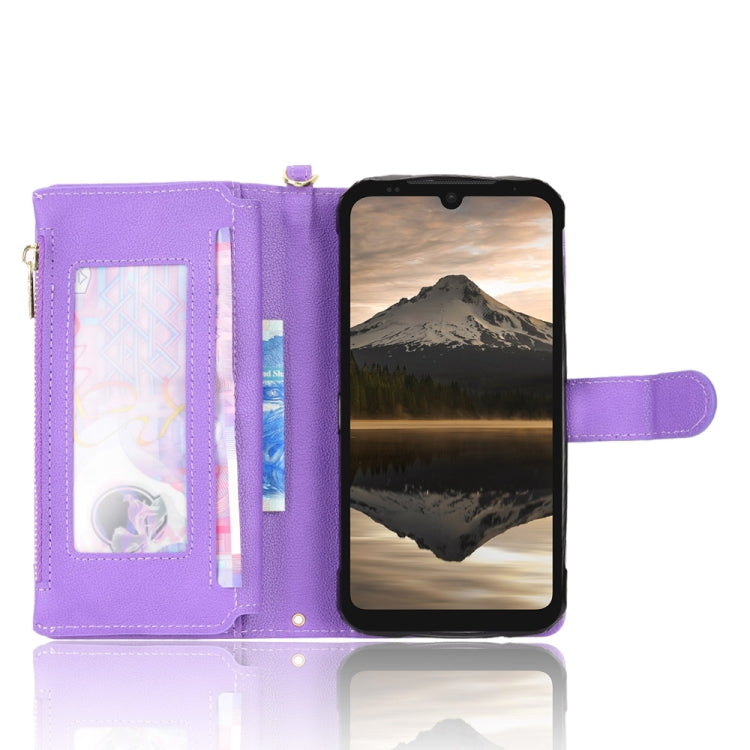 For Doogee S86 / S86 Pro Litchi Texture Zipper Leather Phone Case