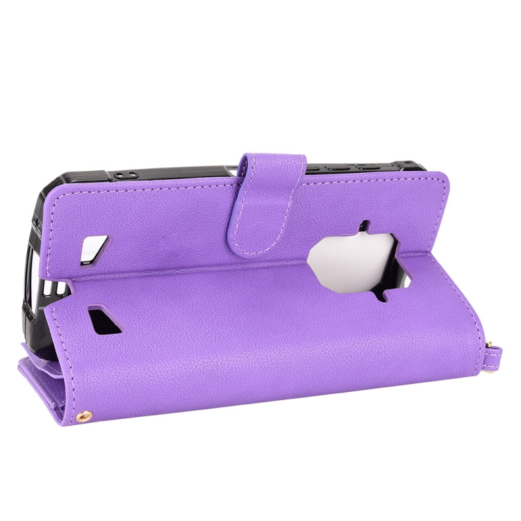 For Doogee S86 / S86 Pro Litchi Texture Zipper Leather Phone Case