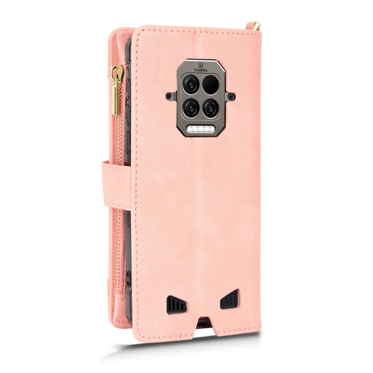 For Doogee S86 / S86 Pro Litchi Texture Zipper Leather Phone Case