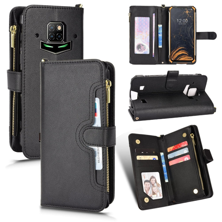 For Doogee S88 Pro / S88 Plus Litchi Texture Zipper Leather Phone Case