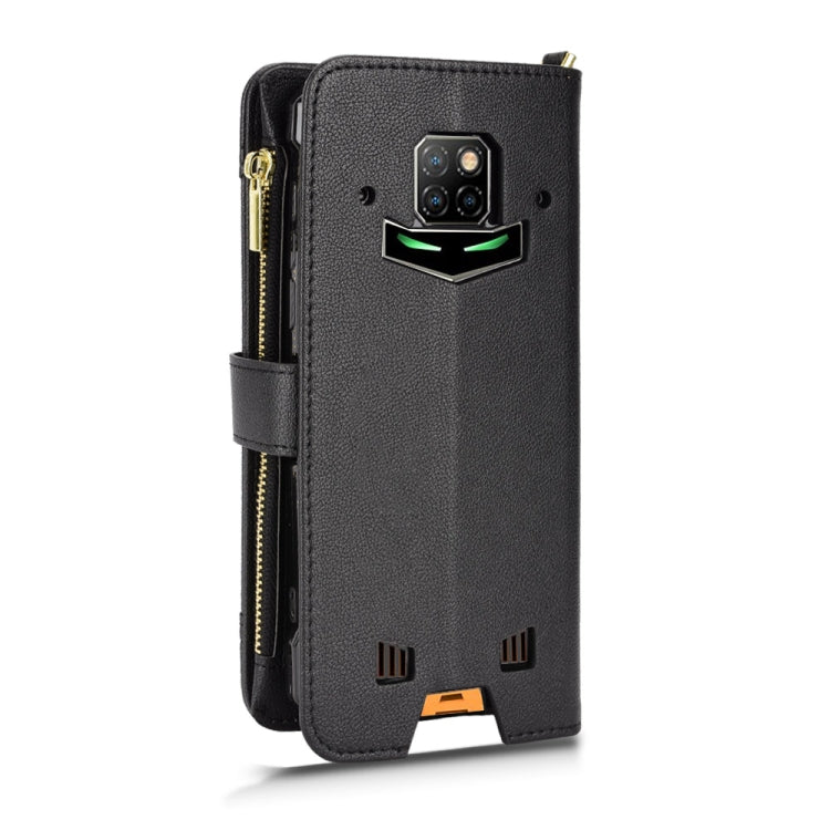 For Doogee S88 Pro / S88 Plus Litchi Texture Zipper Leather Phone Case