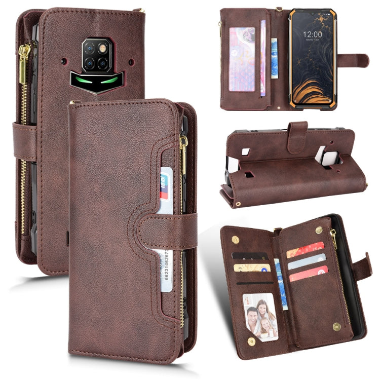 For Doogee S88 Pro / S88 Plus Litchi Texture Zipper Leather Phone Case