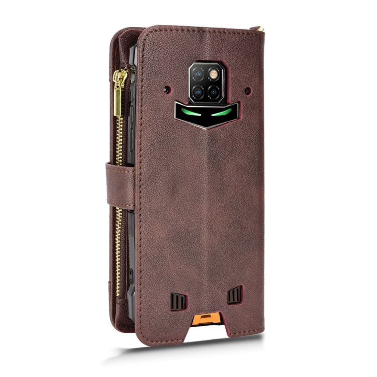 For Doogee S88 Pro / S88 Plus Litchi Texture Zipper Leather Phone Case