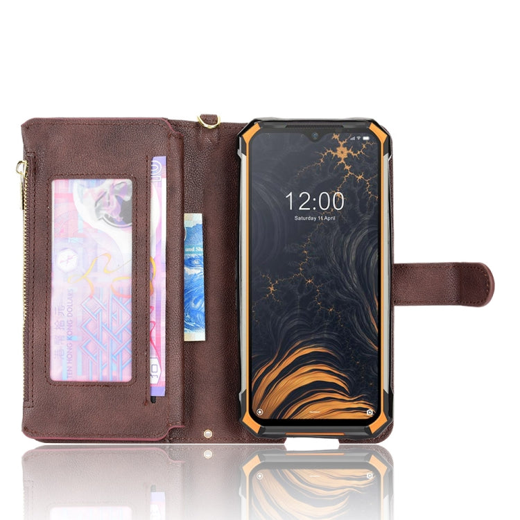 For Doogee S88 Pro / S88 Plus Litchi Texture Zipper Leather Phone Case