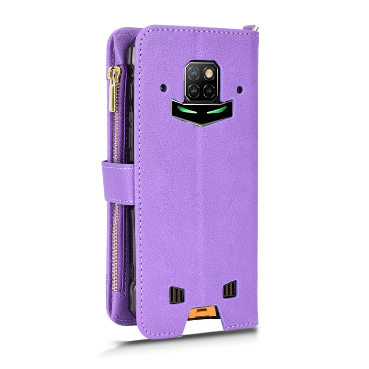 For Doogee S88 Pro / S88 Plus Litchi Texture Zipper Leather Phone Case