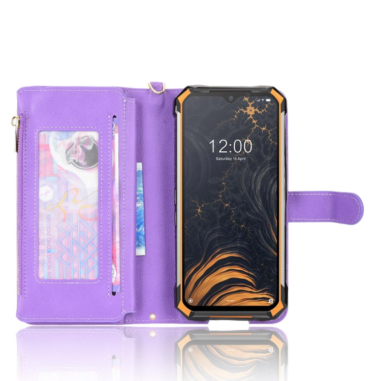 For Doogee S88 Pro / S88 Plus Litchi Texture Zipper Leather Phone Case
