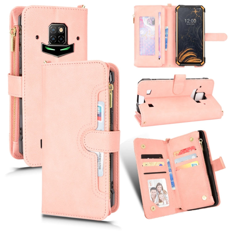 For Doogee S88 Pro / S88 Plus Litchi Texture Zipper Leather Phone Case