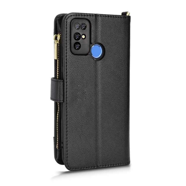 For Doogee X96 Pro Litchi Texture Zipper Leather Phone Case