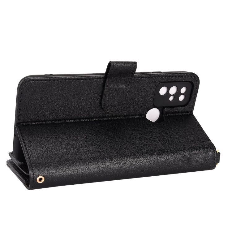 For Doogee X96 Pro Litchi Texture Zipper Leather Phone Case