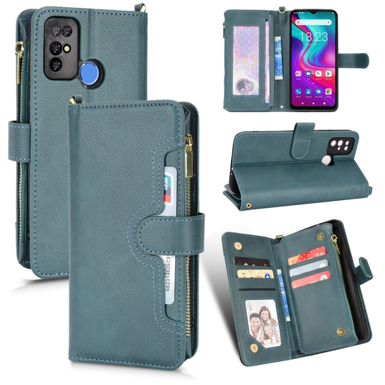 For Doogee X96 Pro Litchi Texture Zipper Leather Phone Case