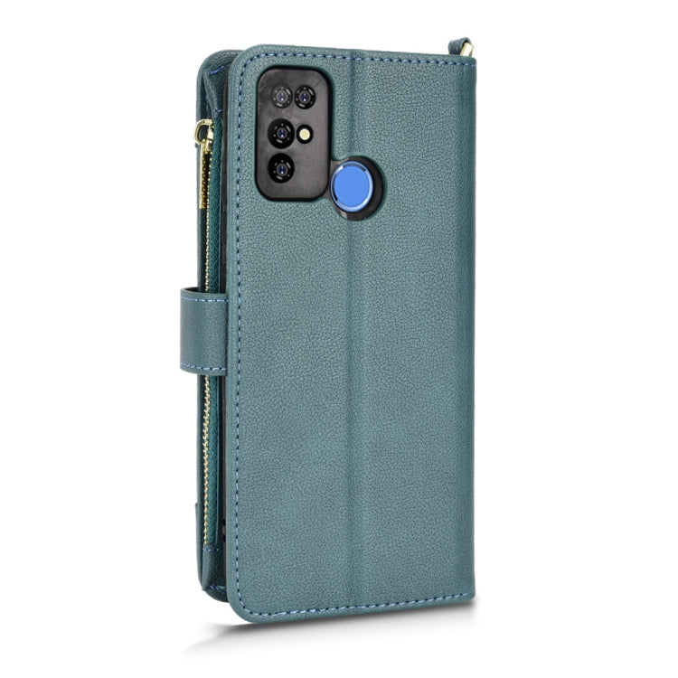For Doogee X96 Pro Litchi Texture Zipper Leather Phone Case