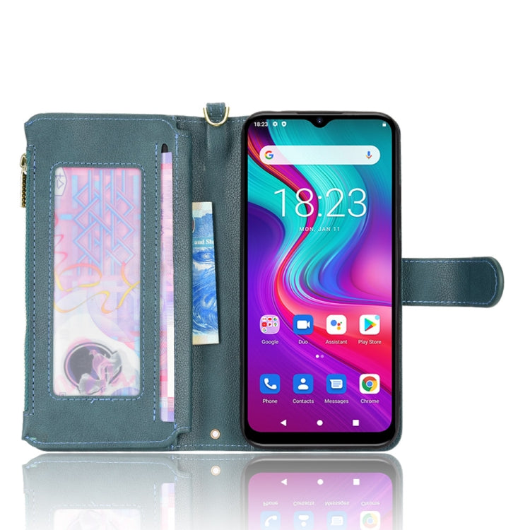 For Doogee X96 Pro Litchi Texture Zipper Leather Phone Case
