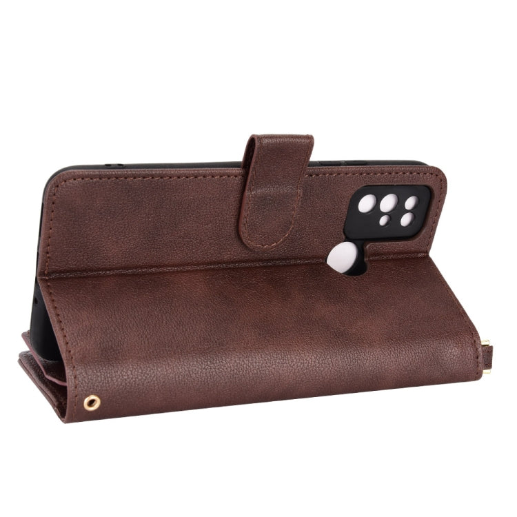 For Doogee X96 Pro Litchi Texture Zipper Leather Phone Case