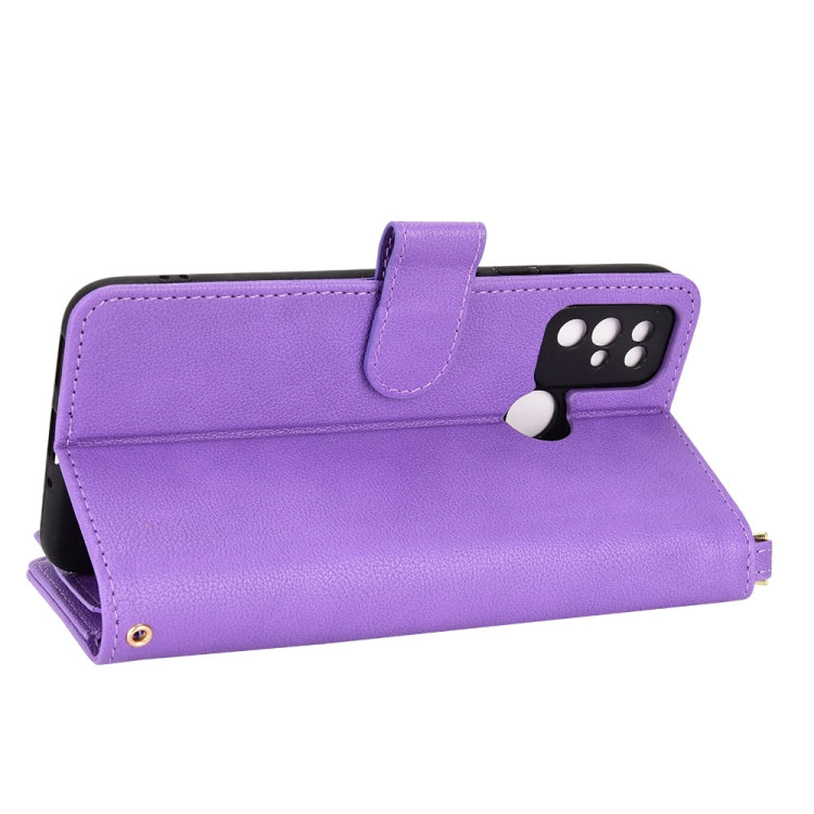 For Doogee X96 Pro Litchi Texture Zipper Leather Phone Case