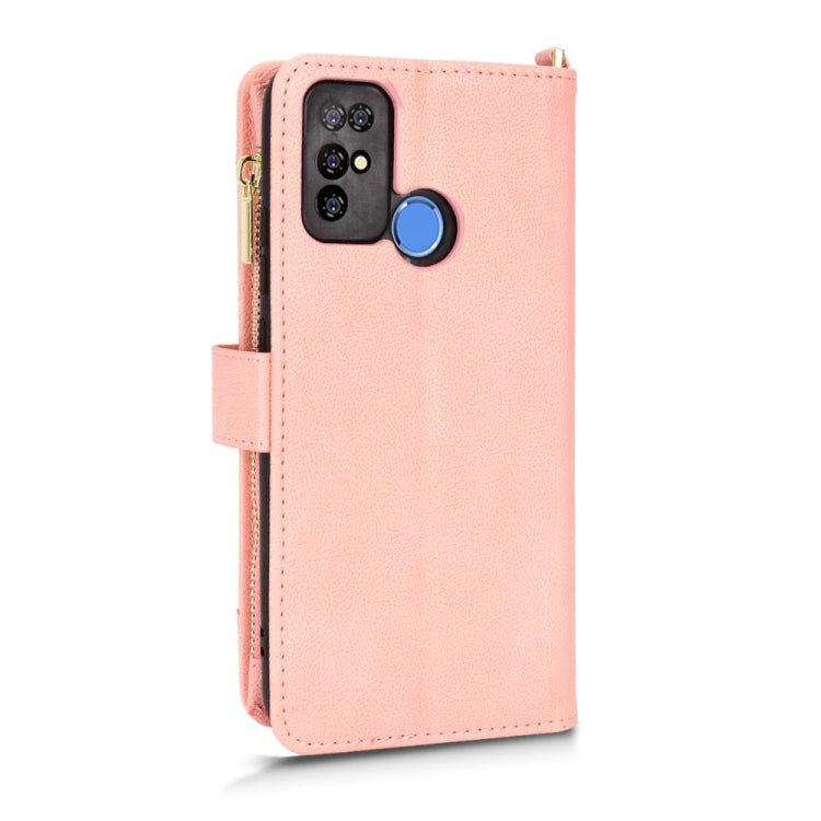 For Doogee X96 Pro Litchi Texture Zipper Leather Phone Case