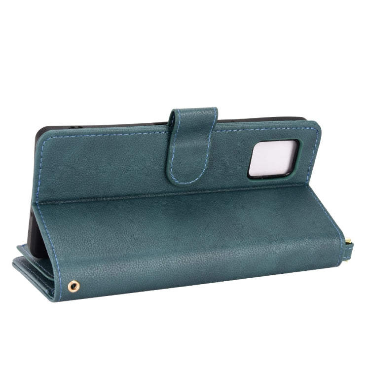 For Sharp Aquos Zero6 / Aquos Air Litchi Texture Zipper Leather Phone Case