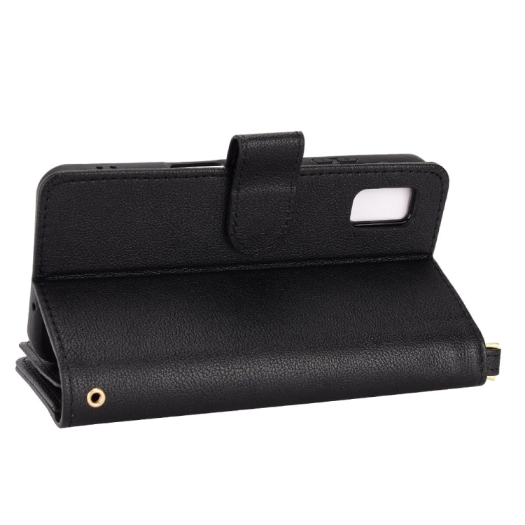 For Sharp Aquos Wish Litchi Texture Zipper Leather Phone Case