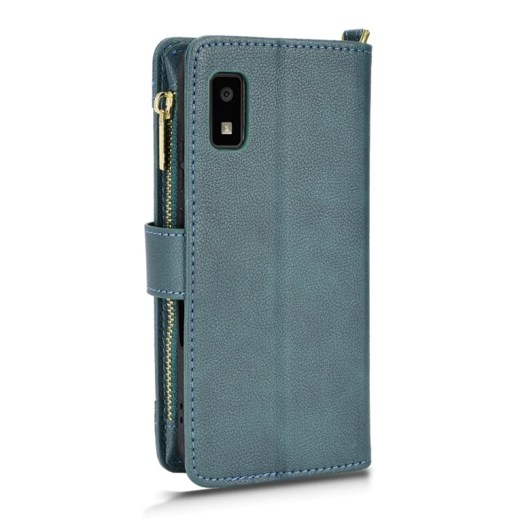 For Sharp Aquos Wish Litchi Texture Zipper Leather Phone Case