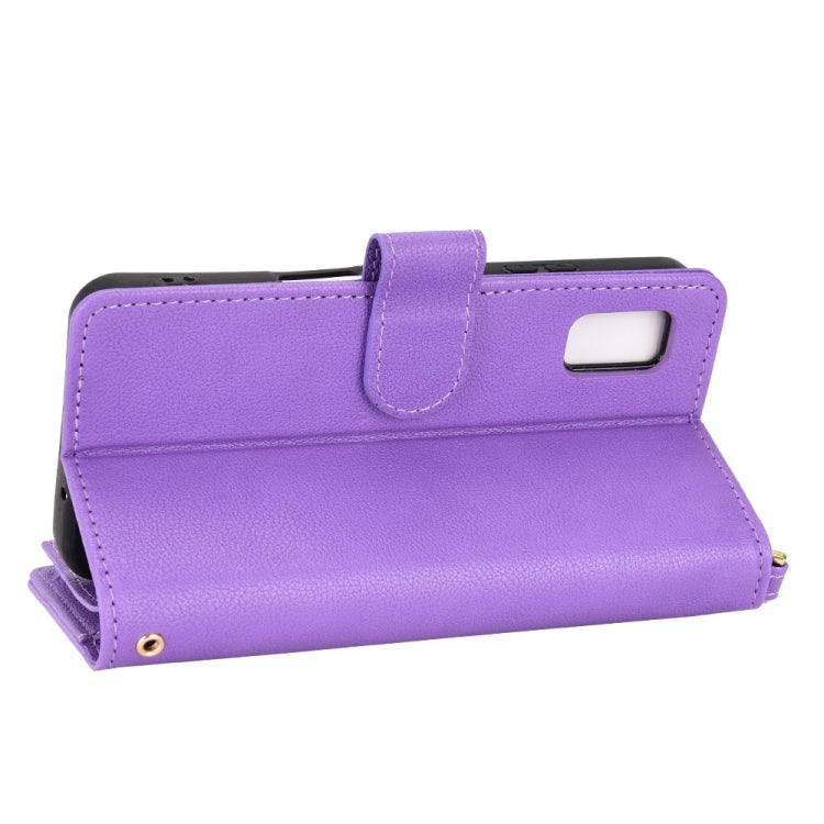 For Sharp Aquos Wish Litchi Texture Zipper Leather Phone Case