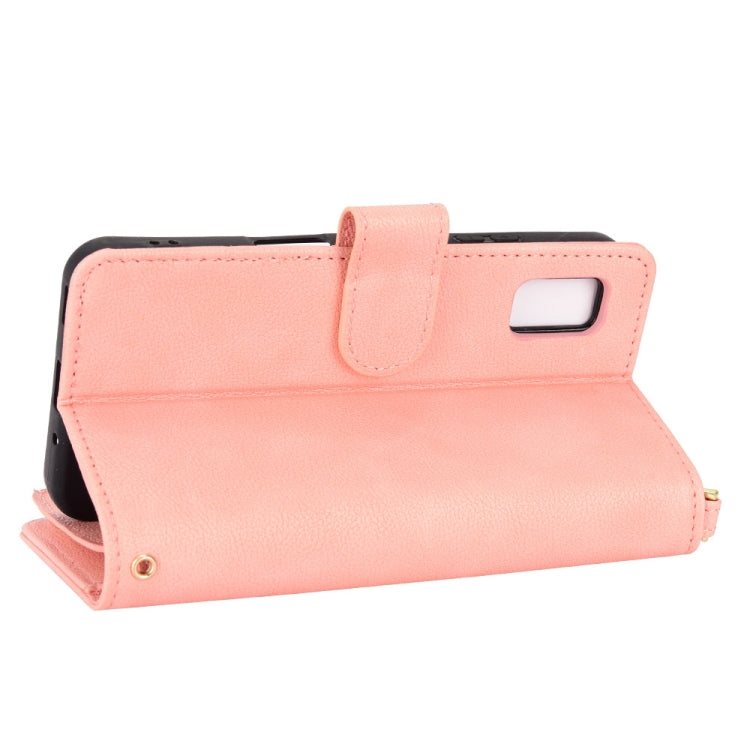 For Sharp Aquos Wish Litchi Texture Zipper Leather Phone Case