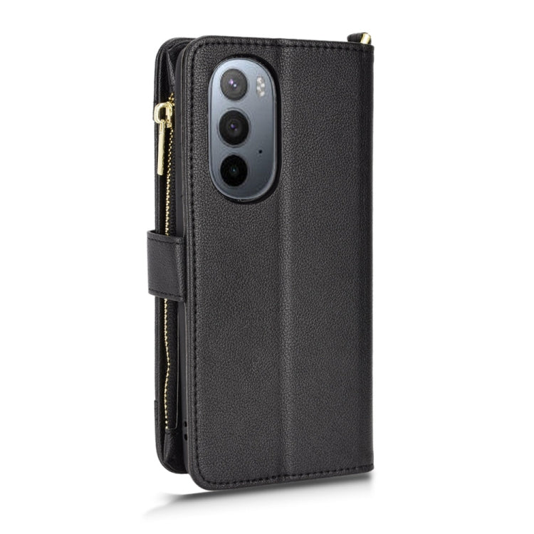 For Motorola Edge X30 / Edge 30 Pro /Edge+ 2020 Litchi Texture Zipper Leather Phone Case