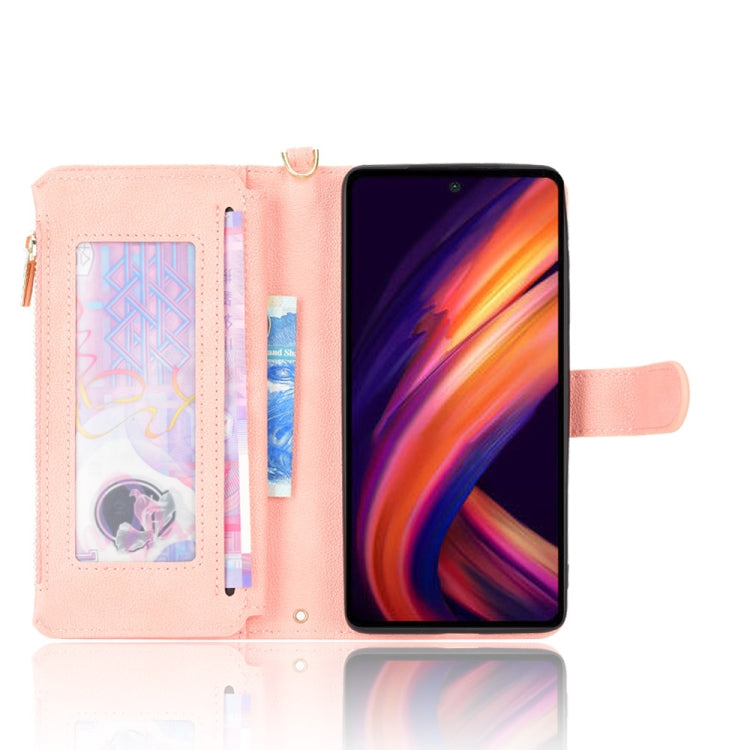 For Motorola Edge X30 / Edge 30 Pro /Edge+ 2020 Litchi Texture Zipper Leather Phone Case