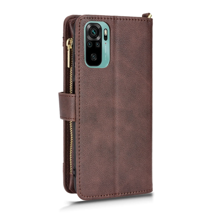 For Xiaomi Redmi Note 10 4G / Note 10S Litchi Texture Zipper Leather Phone Case