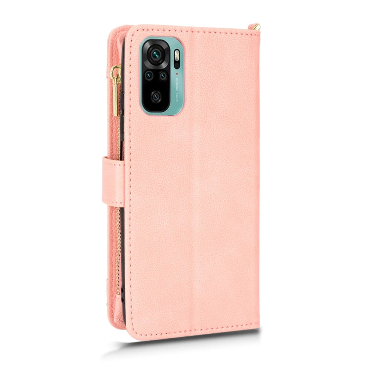 For Xiaomi Redmi Note 10 4G / Note 10S Litchi Texture Zipper Leather Phone Case
