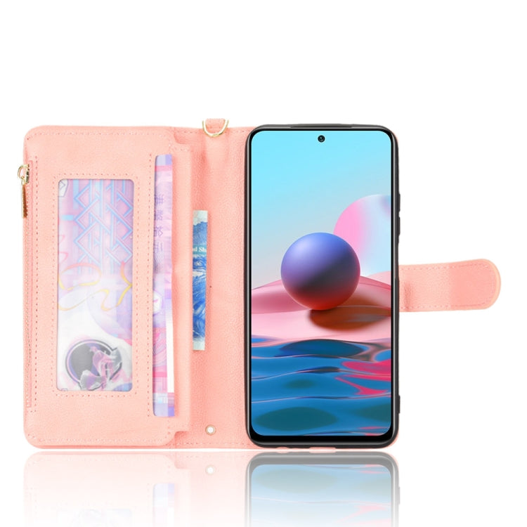 For Xiaomi Redmi Note 10 4G / Note 10S Litchi Texture Zipper Leather Phone Case