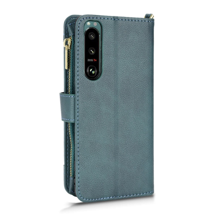 For Sony Xperia 5 III Litchi Texture Zipper Leather Phone Case