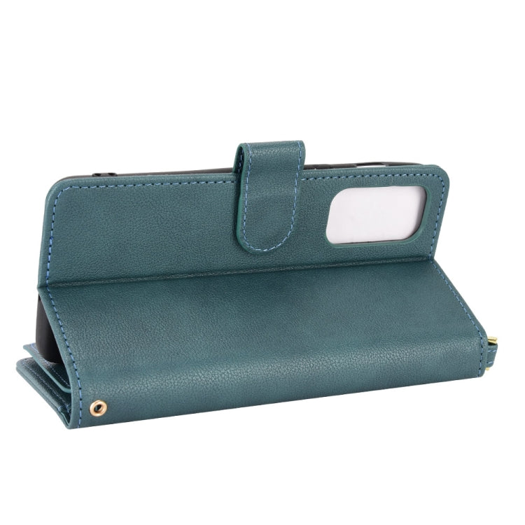 For OnePlus Nord 2 5G Litchi Texture Zipper Leather Phone Case