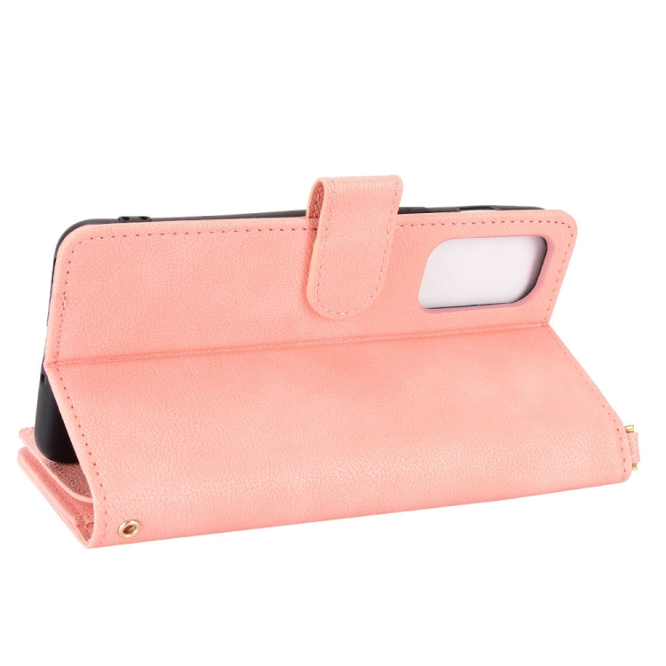 For OnePlus Nord 2 5G Litchi Texture Zipper Leather Phone Case