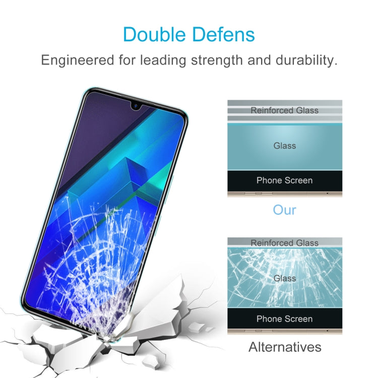 50 PCS 0.26mm 9H 2.5D Tempered Glass Film For Infinix Note 12i