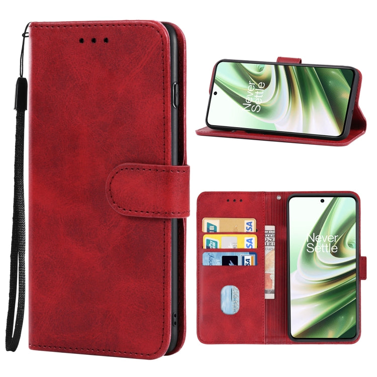 For OnePlus 10R Leather Phone Case