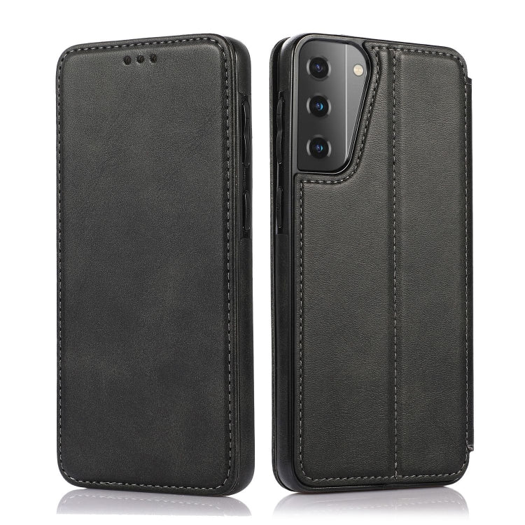 For Samsung Galaxy S21+ 5G Knight Magnetic Suction Leather Phone Case
