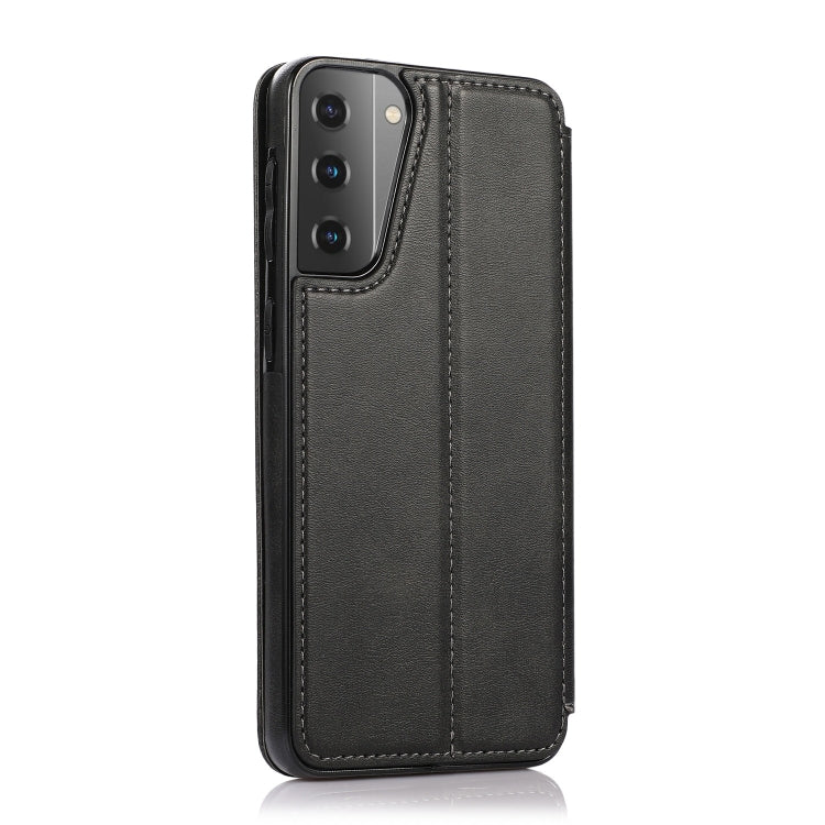 For Samsung Galaxy S21+ 5G Knight Magnetic Suction Leather Phone Case