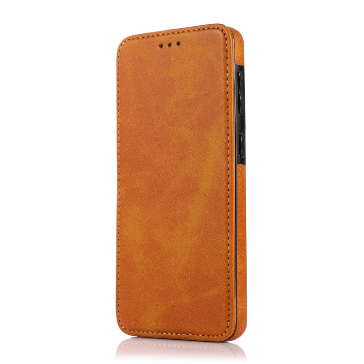 For Samsung Galaxy S21+ 5G Knight Magnetic Suction Leather Phone Case