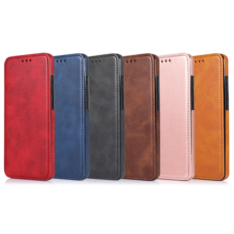 For Samsung Galaxy S21+ 5G Knight Magnetic Suction Leather Phone Case