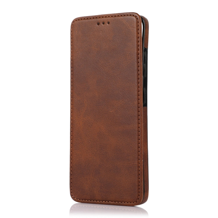 For Samsung Galaxy S21 Ultra 5G Knight Magnetic Suction Leather Phone Case