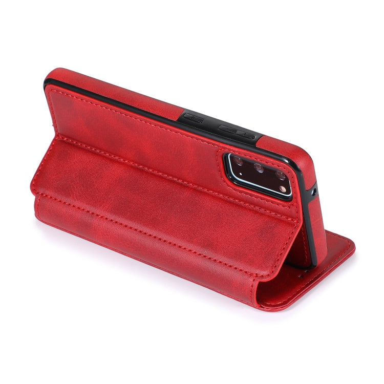 For Samsung Galaxy S20 Knight Magnetic Suction Leather Phone Case