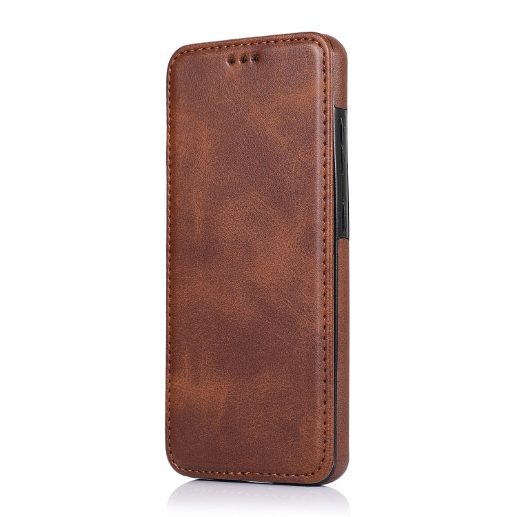 For Samsung Galaxy S20+ Knight Magnetic Suction Leather Phone Case