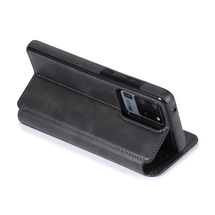 For Samsung Galaxy S20 Ultra Knight Magnetic Suction Leather Phone Case