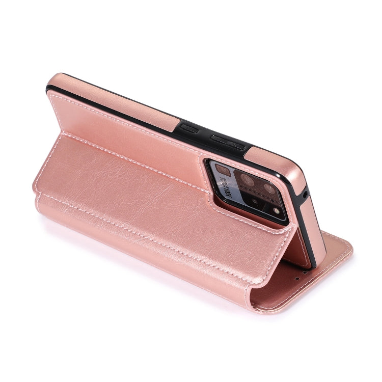 For Samsung Galaxy S20 Ultra Knight Magnetic Suction Leather Phone Case