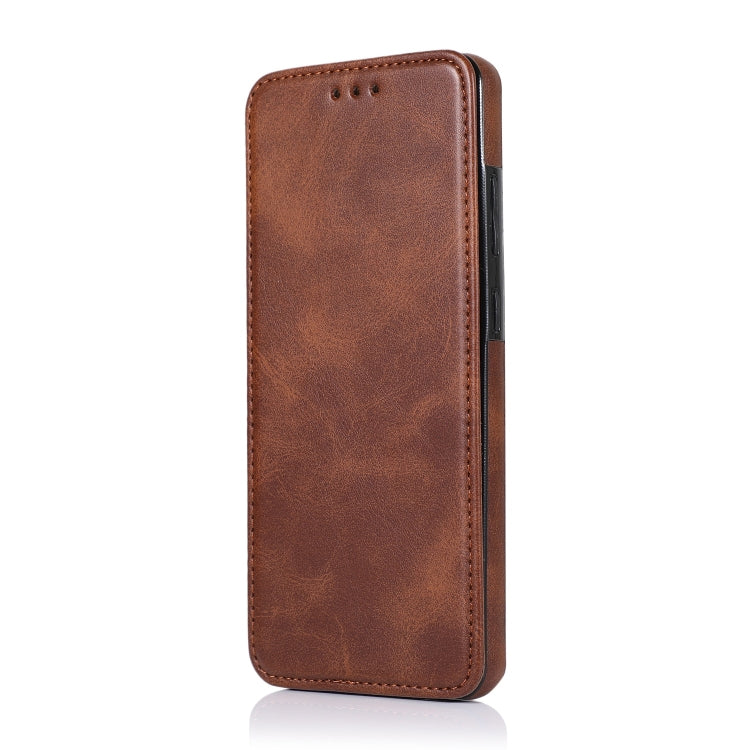 For Samsung Galaxy S20 Ultra Knight Magnetic Suction Leather Phone Case