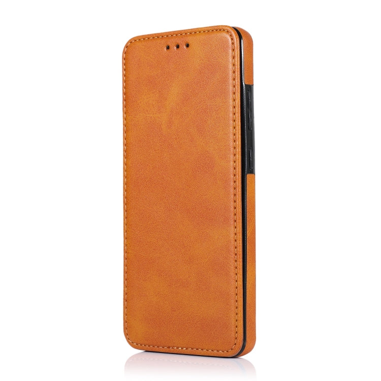For Samsung Galaxy S20 Ultra Knight Magnetic Suction Leather Phone Case